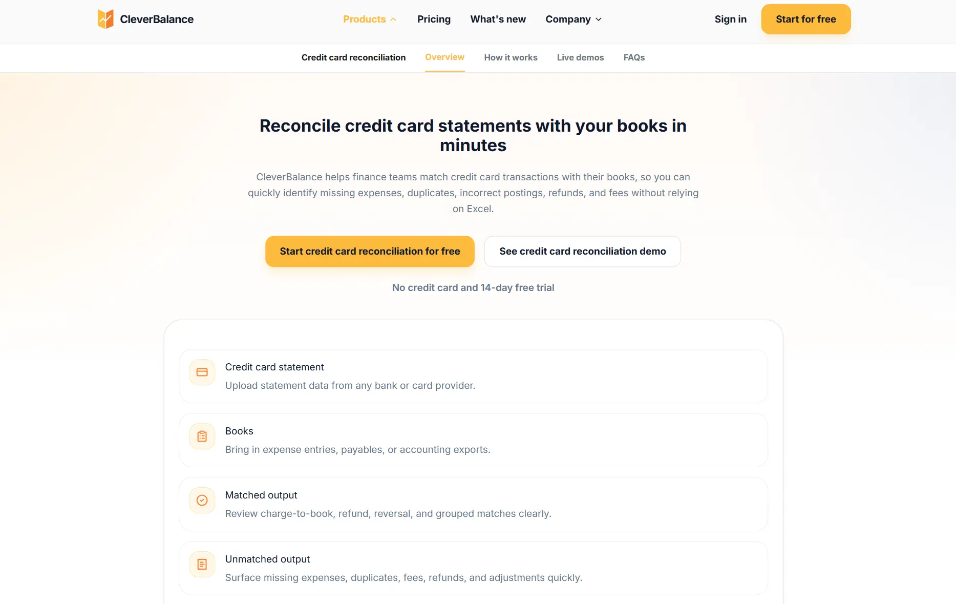 Screenshot 2 of CleverBalance - Credit Card Recon