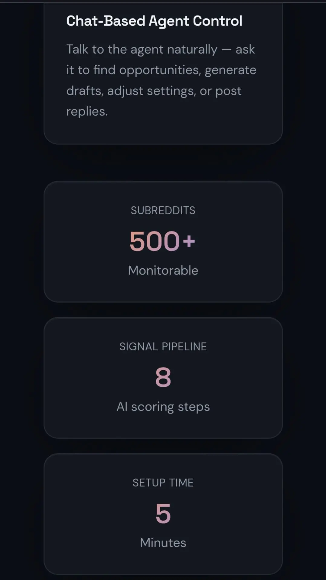 Screenshot 3 of Reddit Signal AI