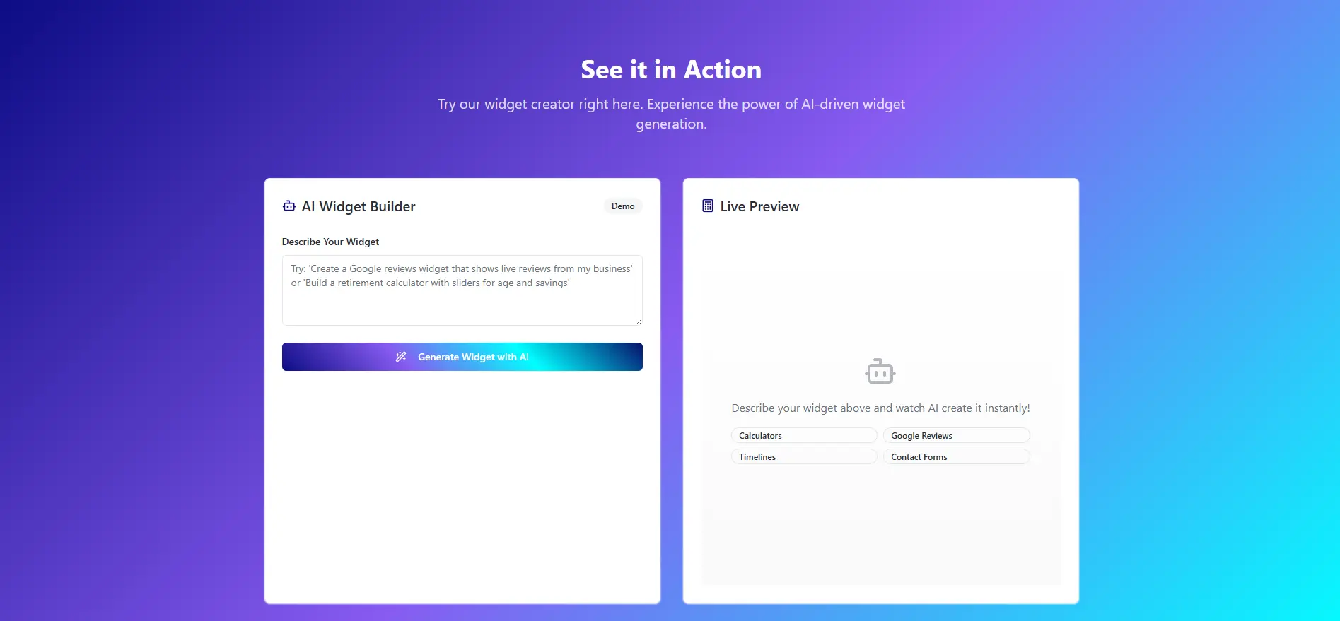 Screenshot 3 of WidgetlyAI