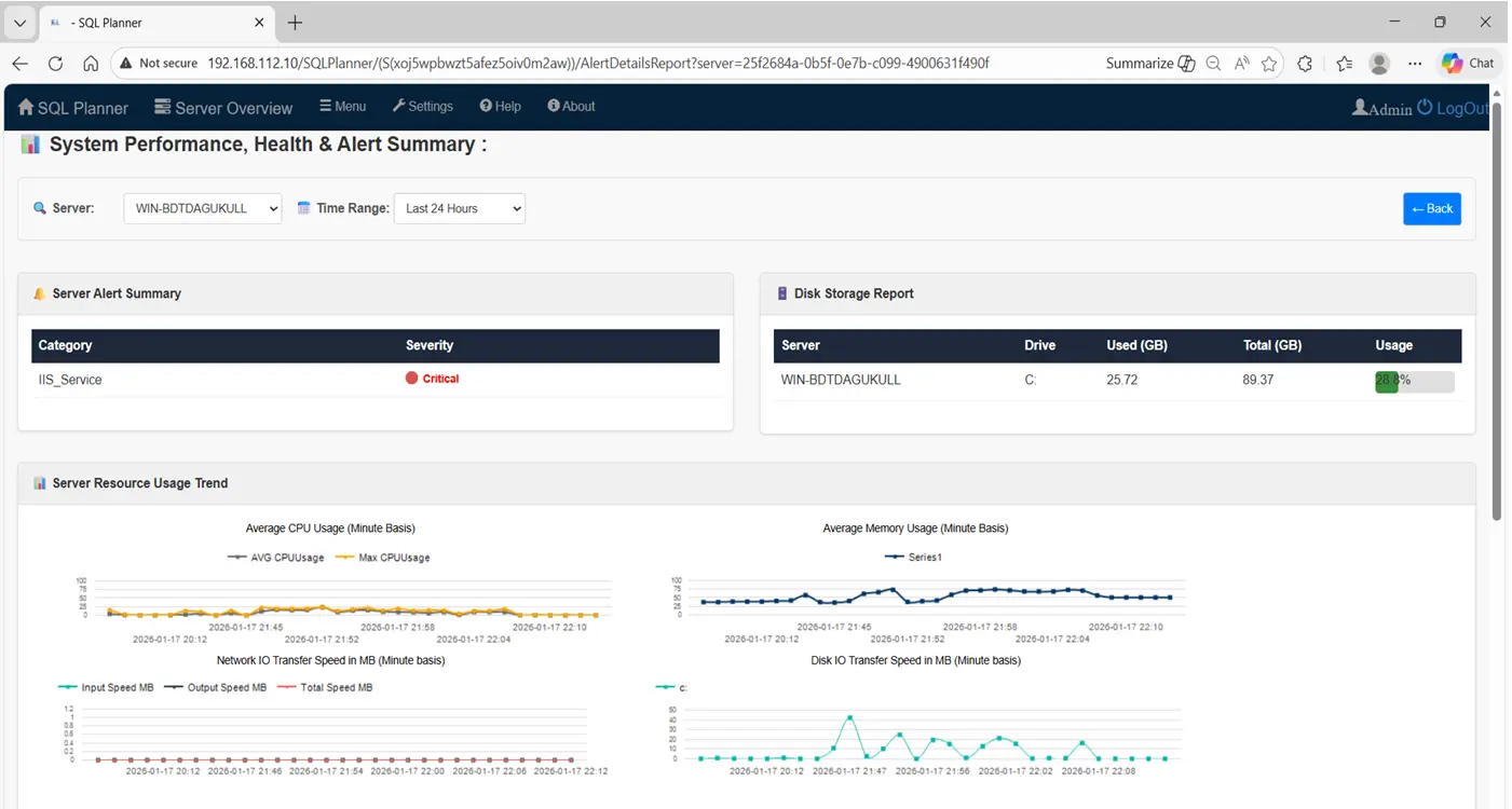 Screenshot 1 of SQL Planner 