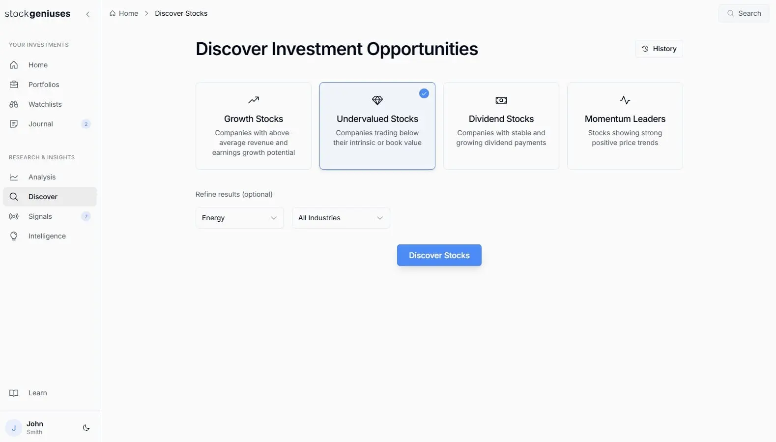 Screenshot 5 of StockGeniuses