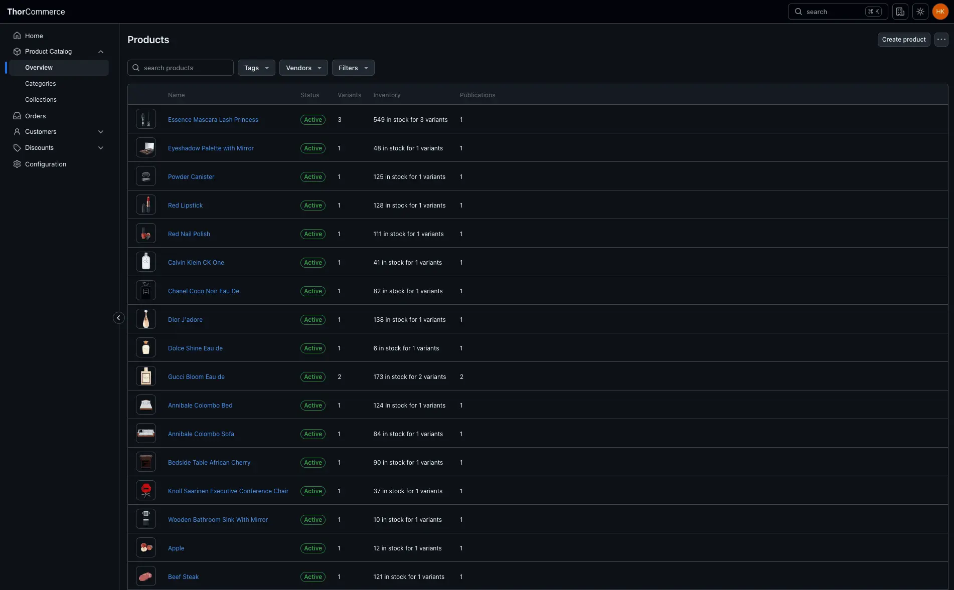 Screenshot 1 of Thor Commerce