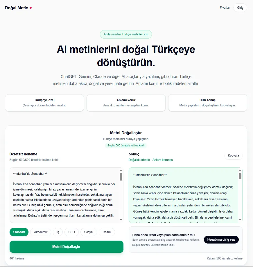 Screenshot 3 of Doğal Metin
