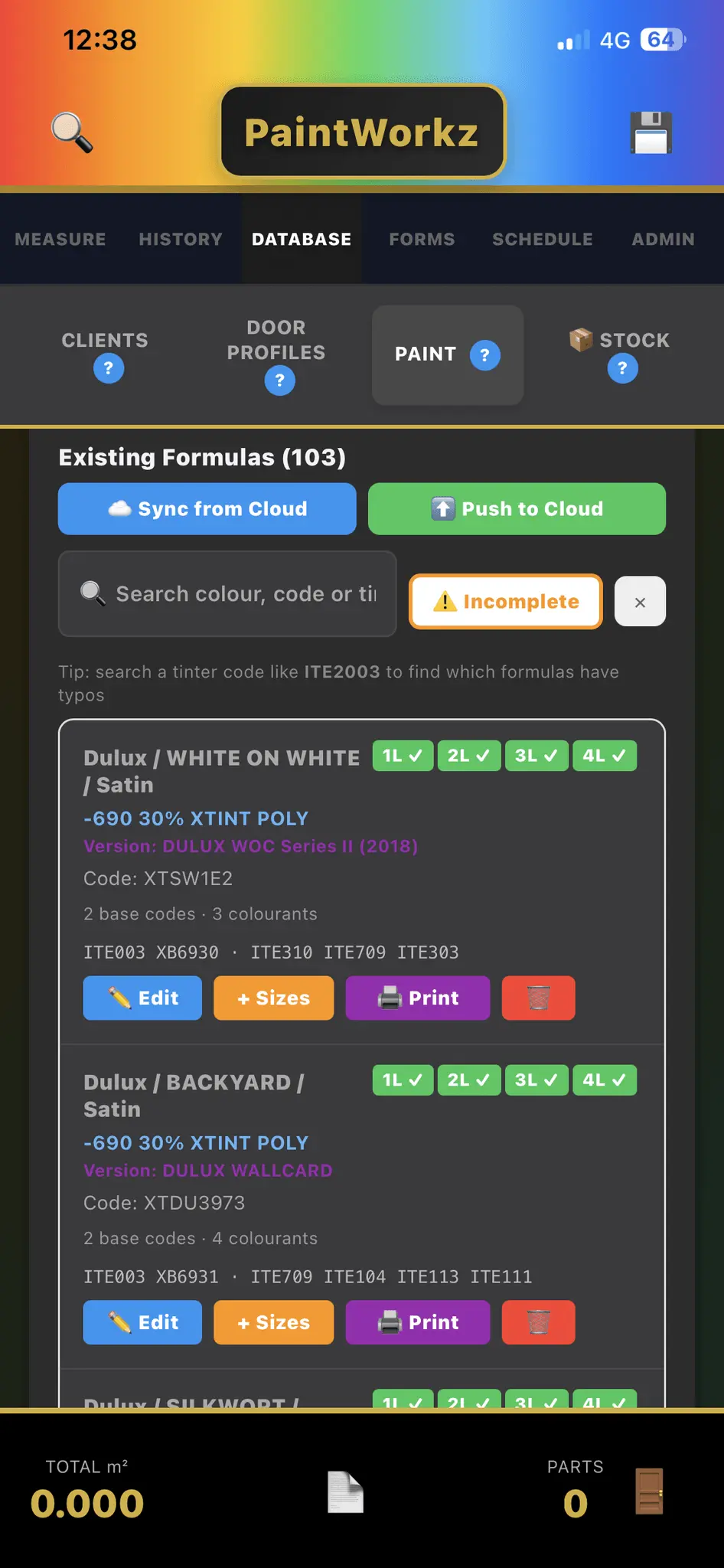 Screenshot 3 of PaintWorkz Pro