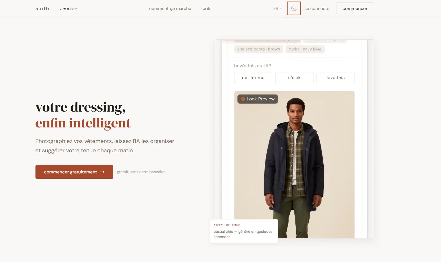 Screenshot 2 of OutfitMaker.ai