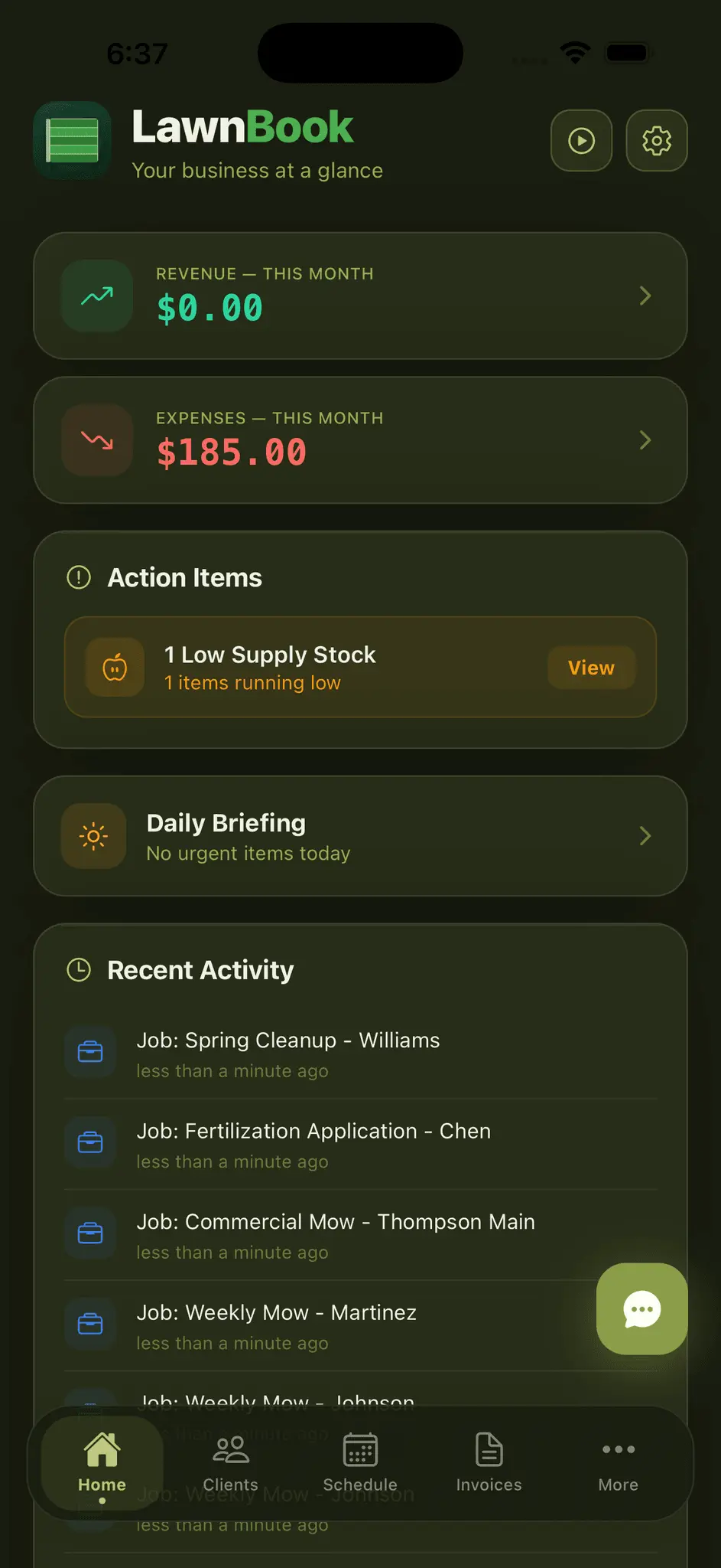 Screenshot 8 of LawnBook