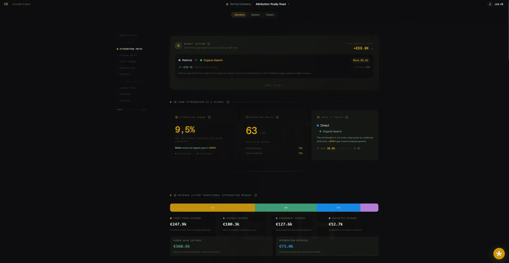 Screenshot 1 of Causality Engine