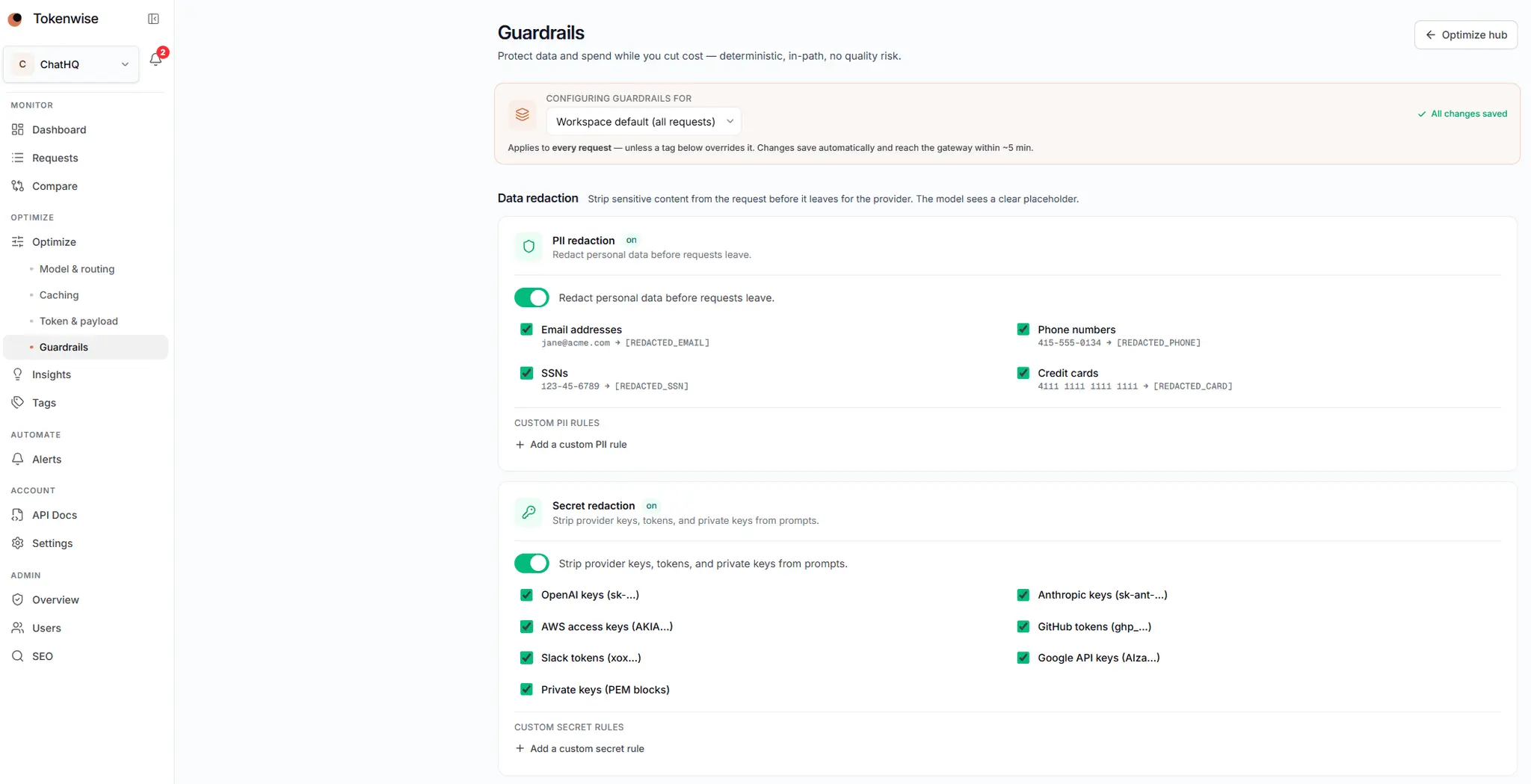 Screenshot 5 of Tokenwise