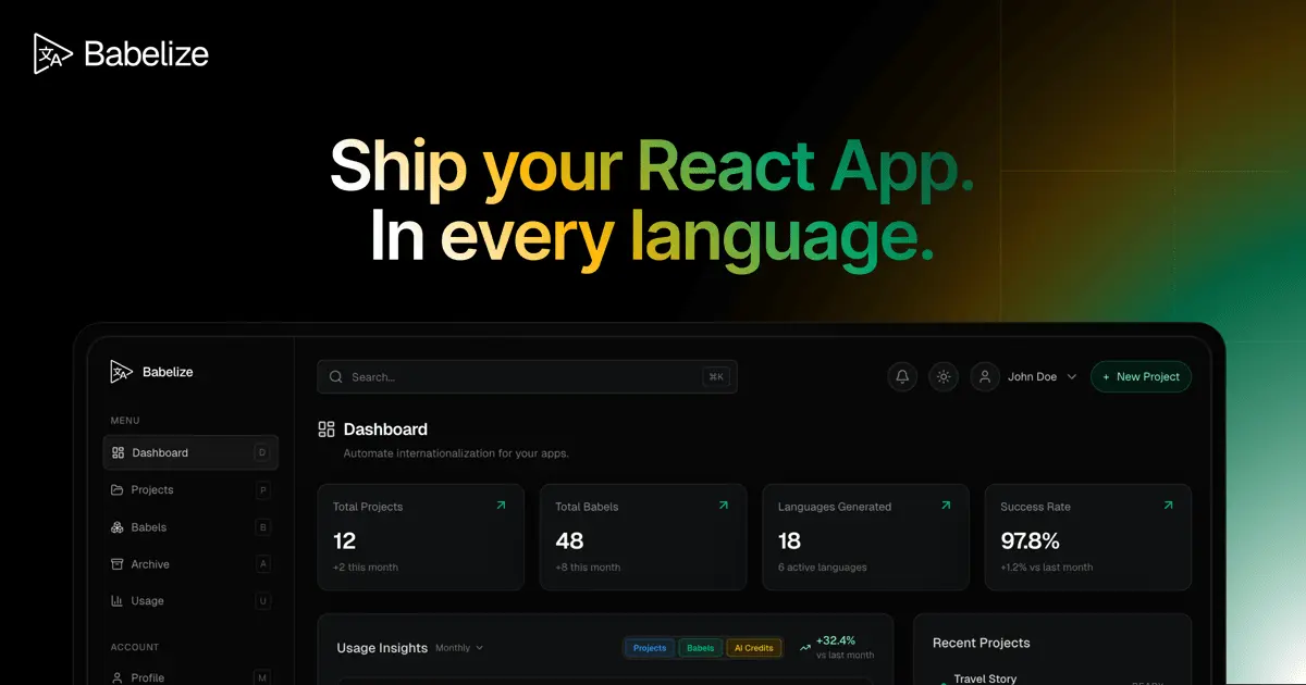 Screenshot 1 of Babelize