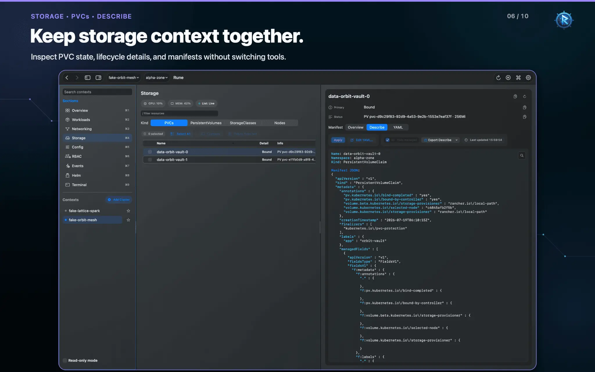 Screenshot 6 of Rune Kubernetes Client