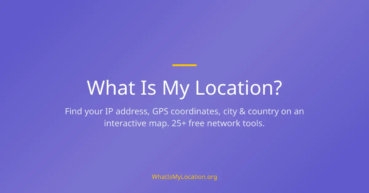 Screenshot 1 of What Is My Location?