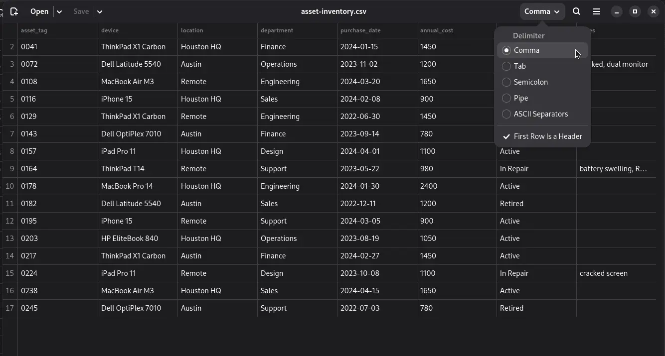 Screenshot 10 of Comma