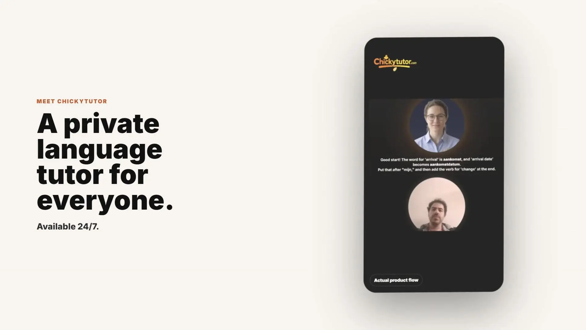 Screenshot 1 of ChickyTutor