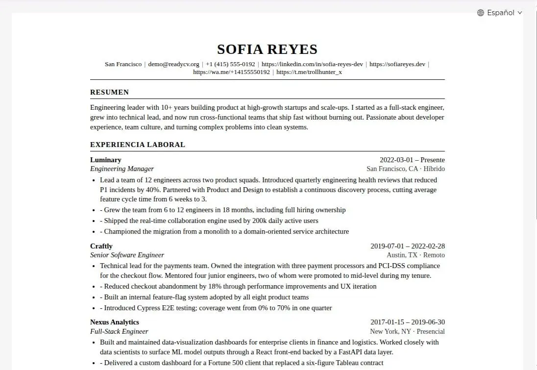 Screenshot 3 of ReadyCV