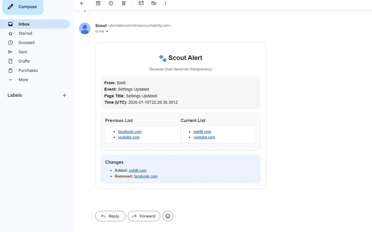Screenshot 6 of Scout - Online Accountability