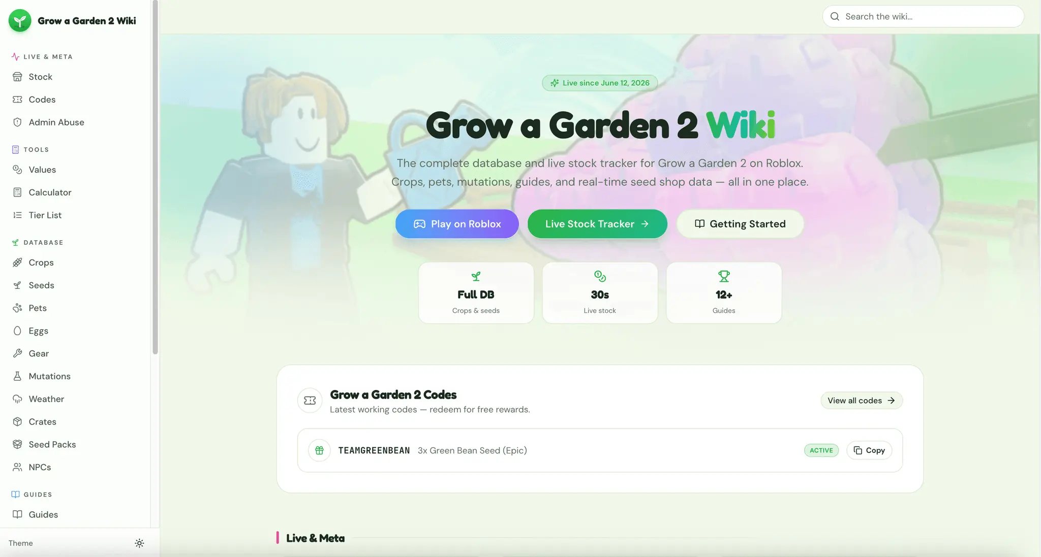 Screenshot 2 of Grow a Garden 2 Wiki