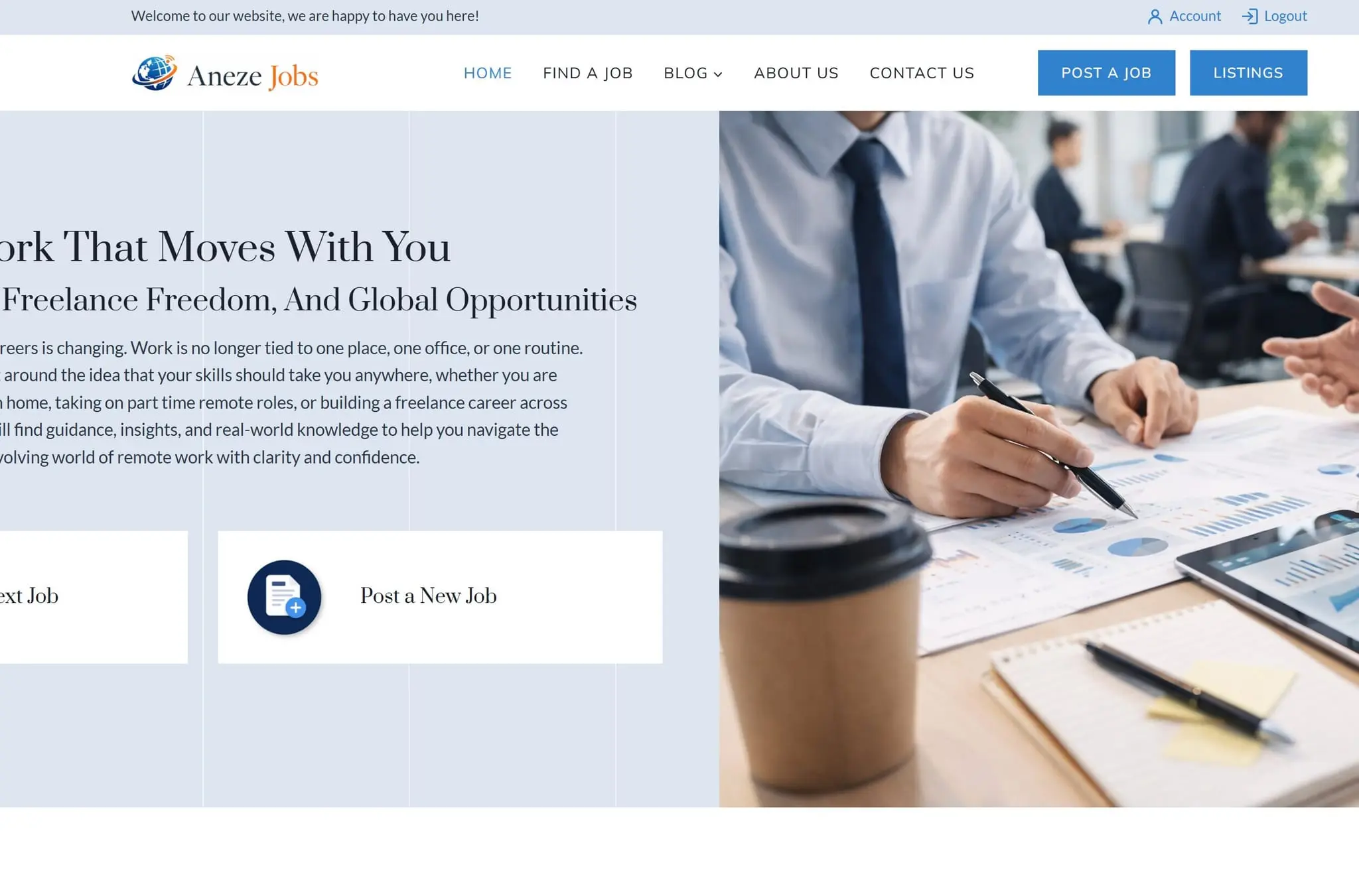 Screenshot 1 of Aneze Jobs