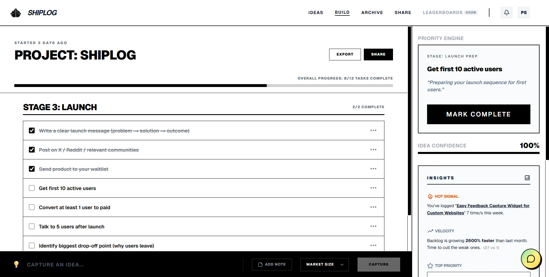 Screenshot 4 of Shiplog