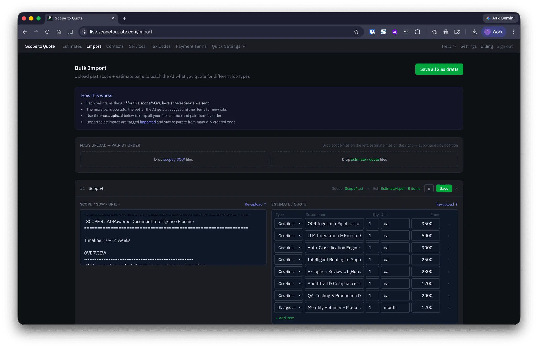 Screenshot 3 of ScopeToQuote