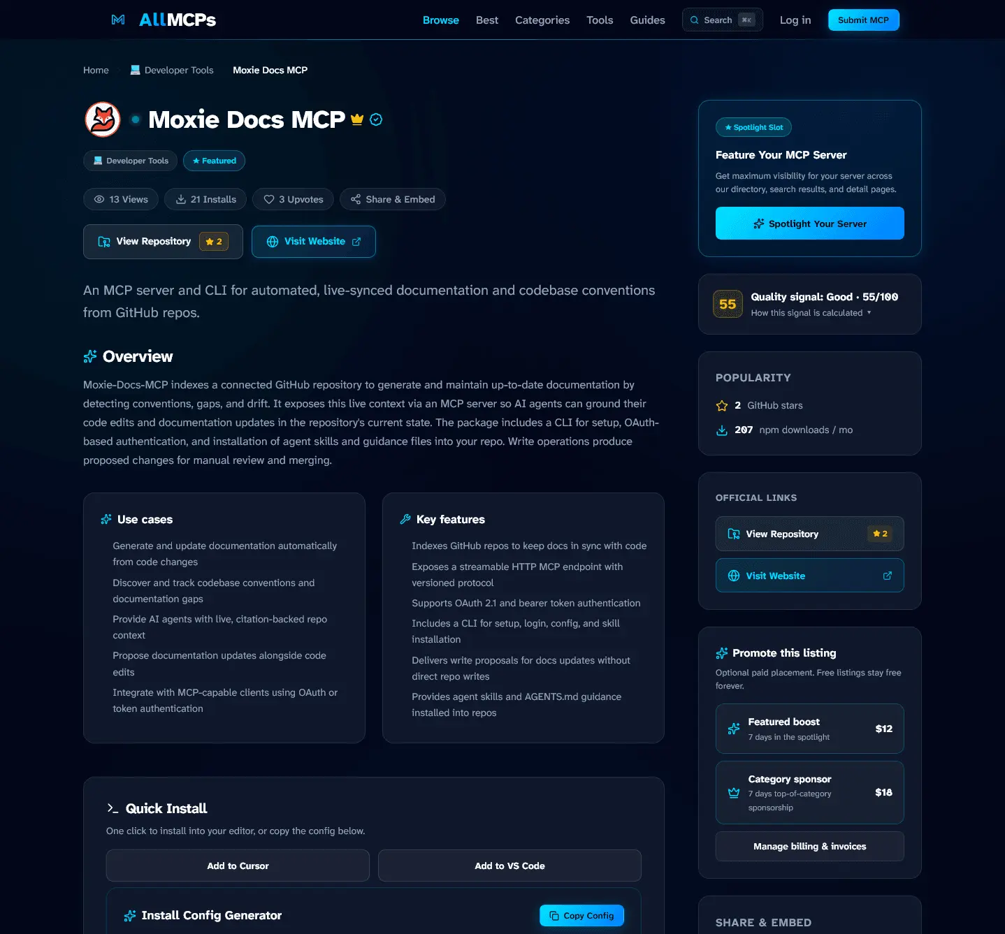 Screenshot 3 of AllMCPs