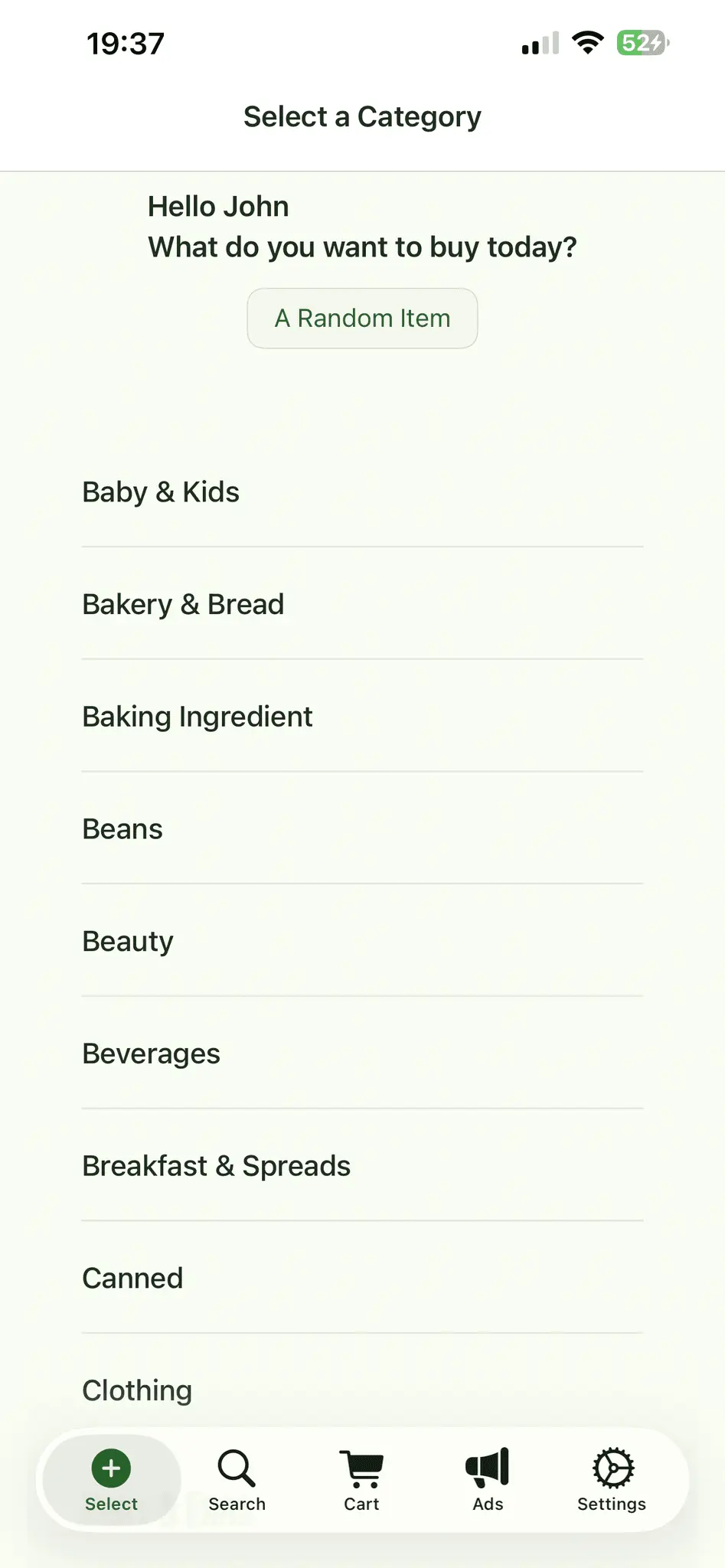 Screenshot 1 of TrolleyApplication
