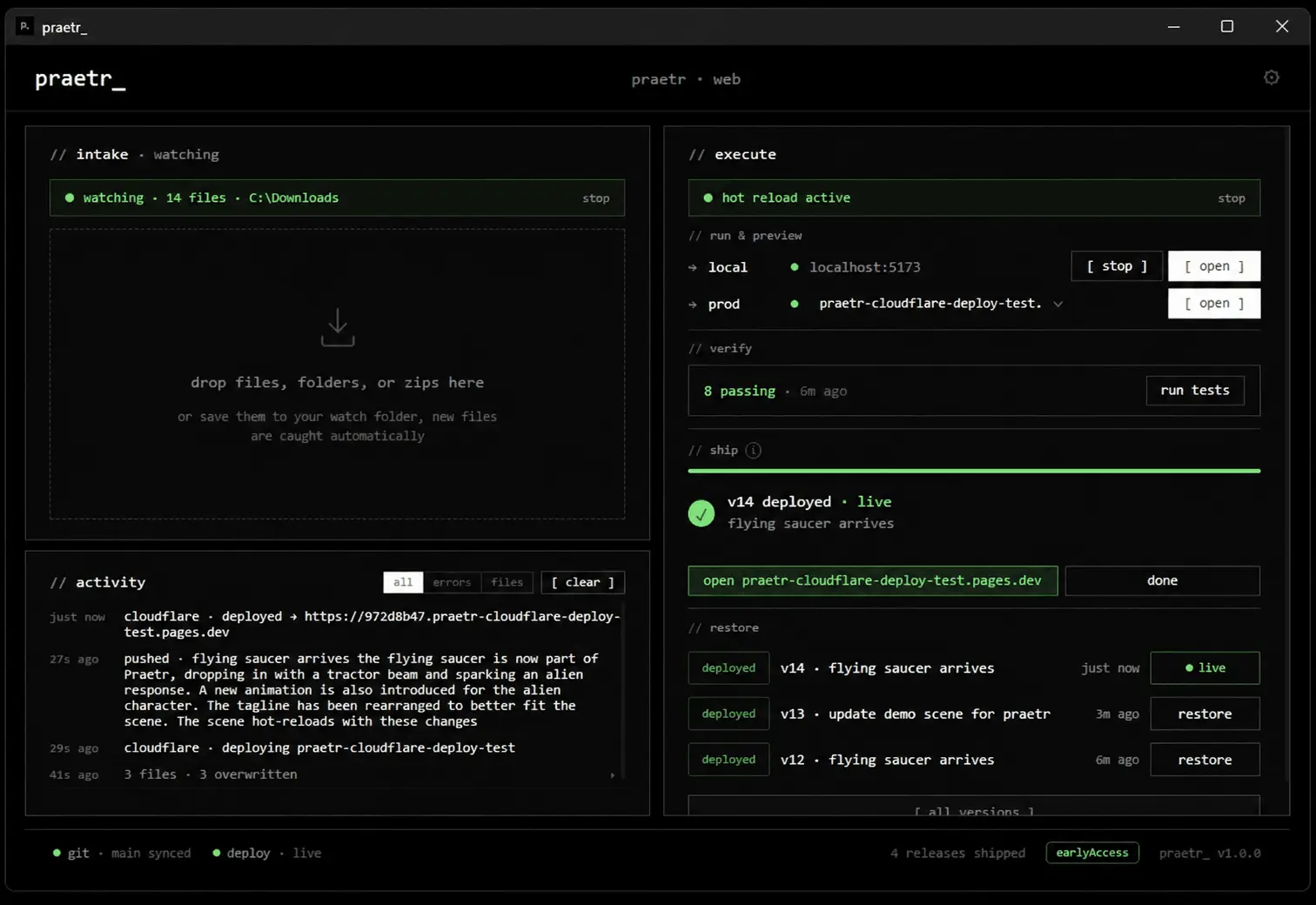 Screenshot 4 of praetr