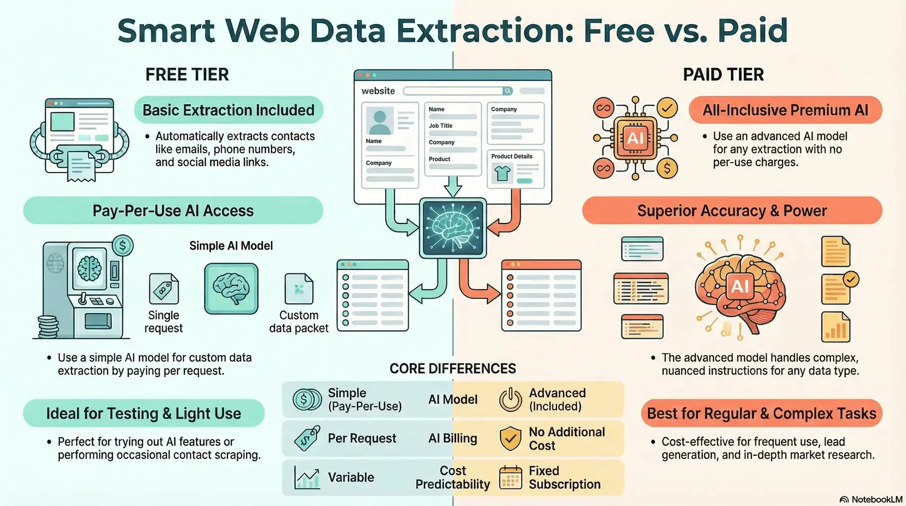 Screenshot 1 of AI Lead Extractor – Extract Any Data
