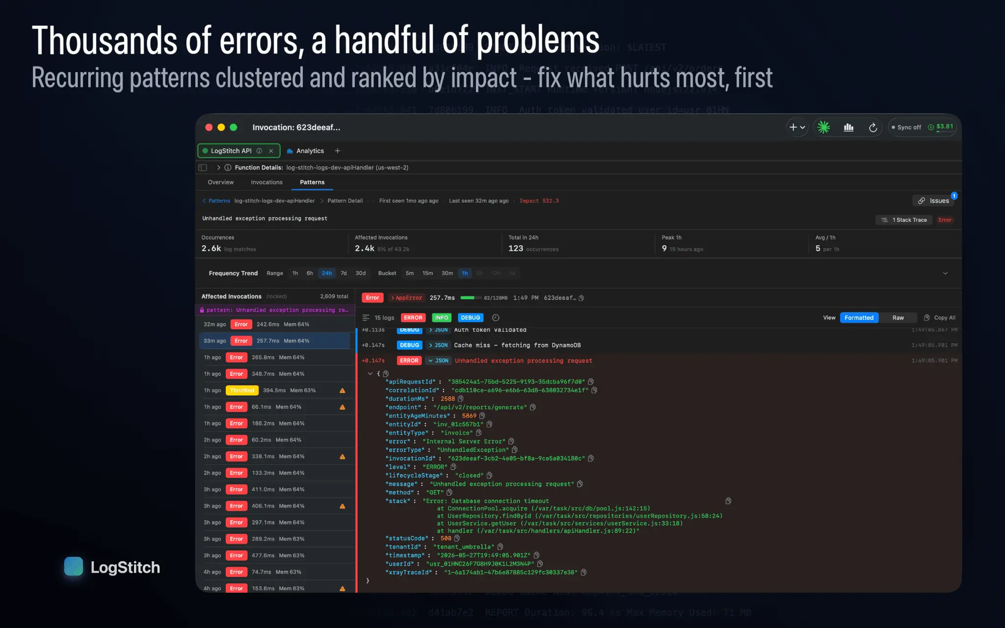 Screenshot 6 of LogStitch