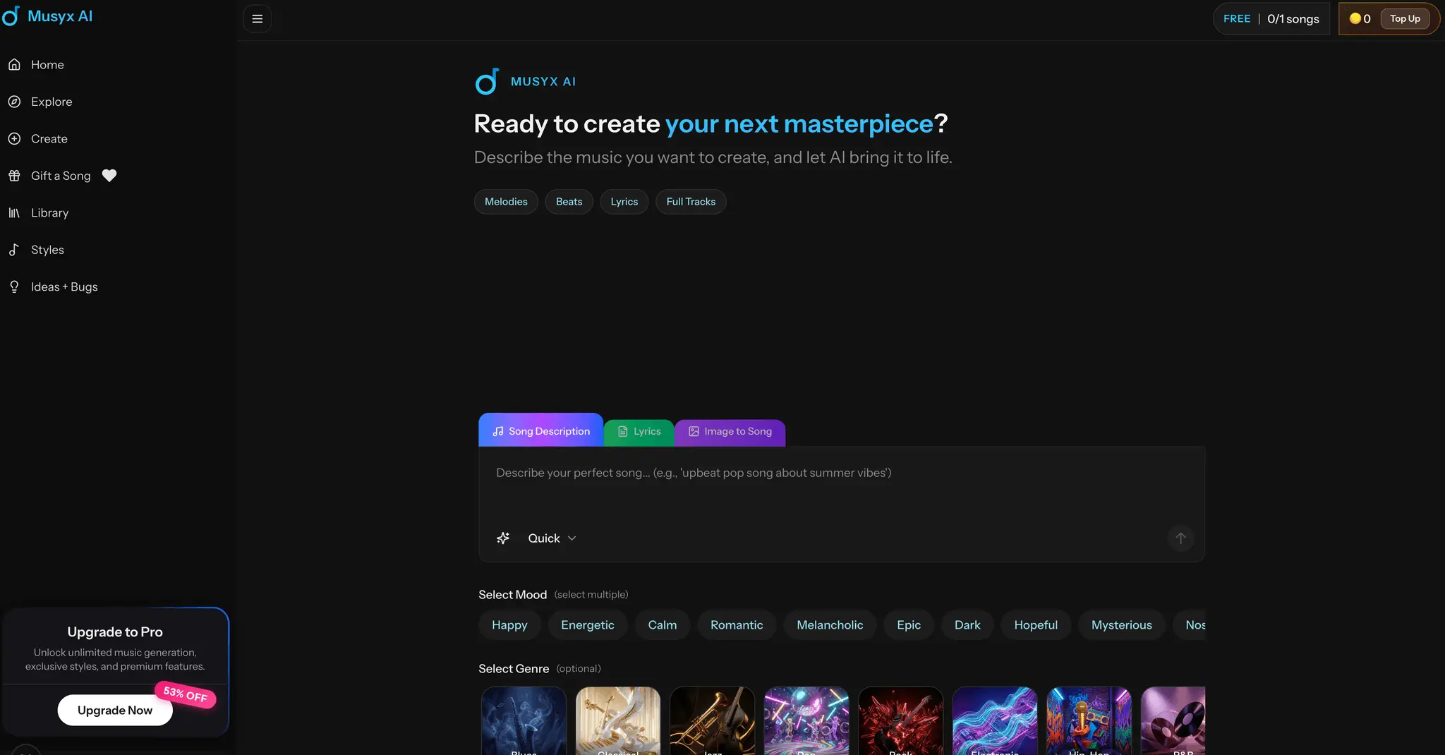 Screenshot 3 of Musyx AI