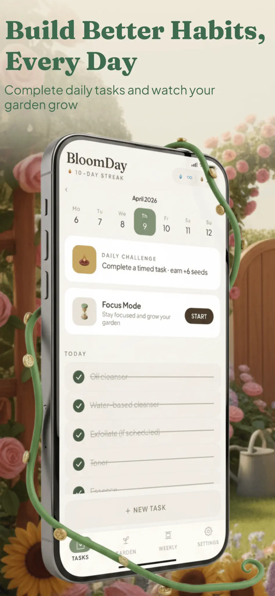Screenshot 8 of BloomDay: Tasks & Garden