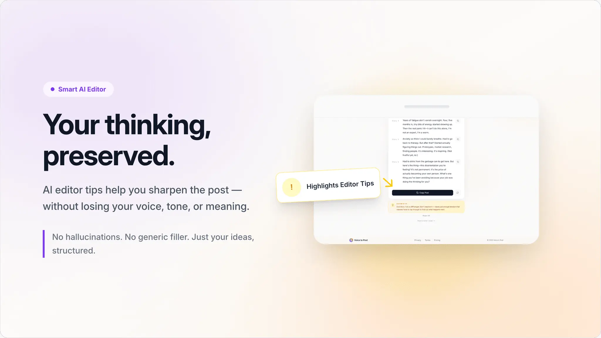 Screenshot 4 of Voice to Post