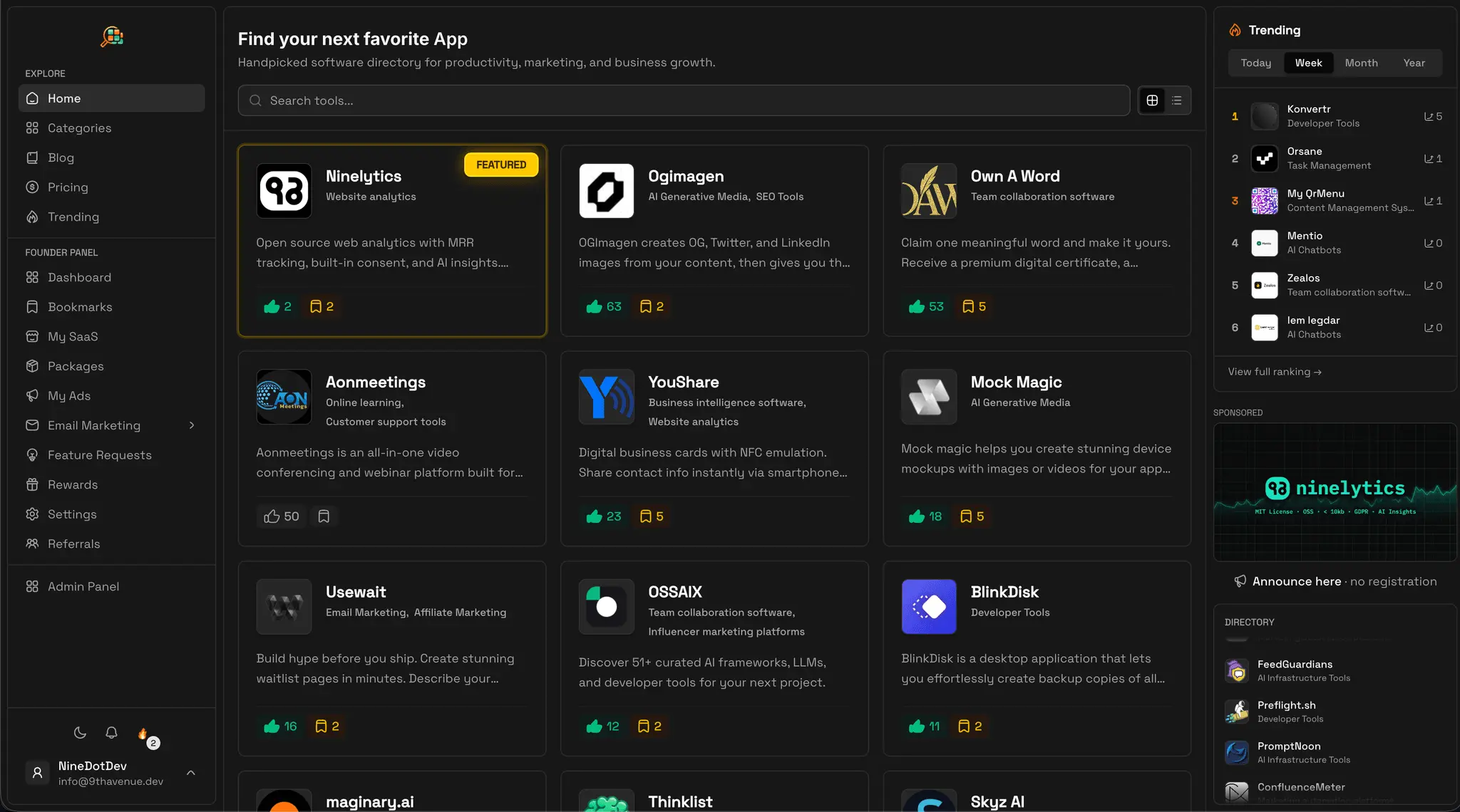 Screenshot 1 of Find A SaaS