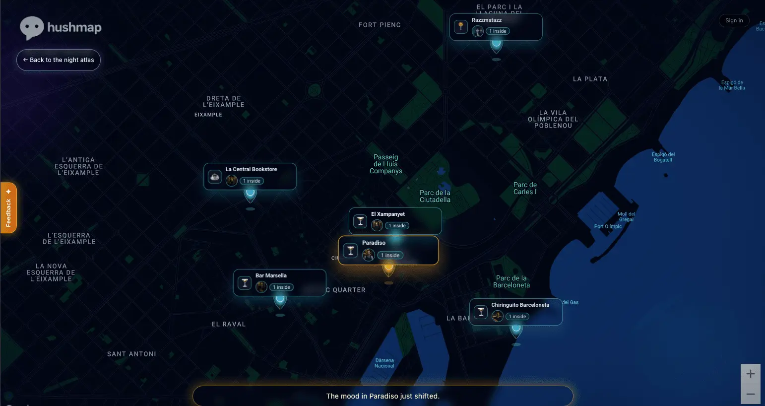 Screenshot 2 of Hushmap