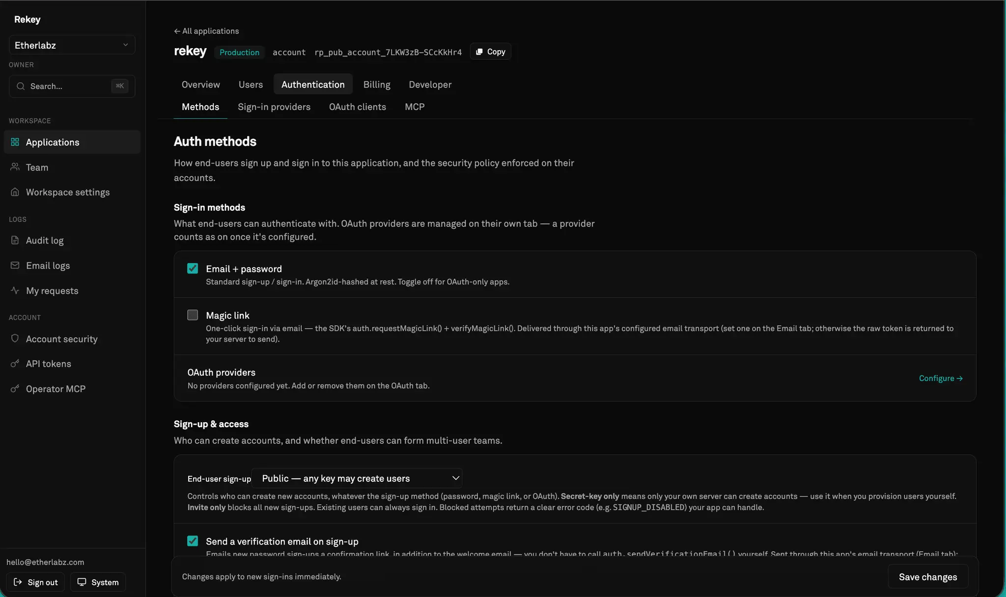 Screenshot 5 of Rekey.dev