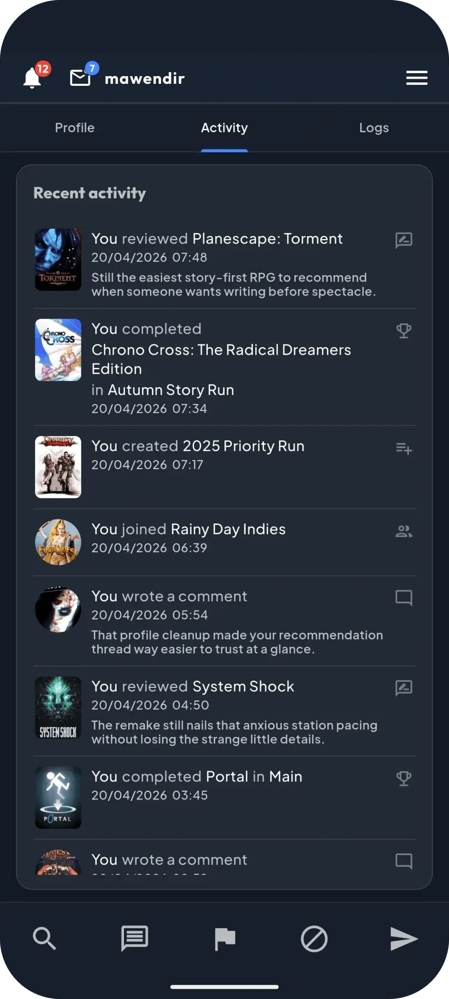 Screenshot 1 of Checkpointr