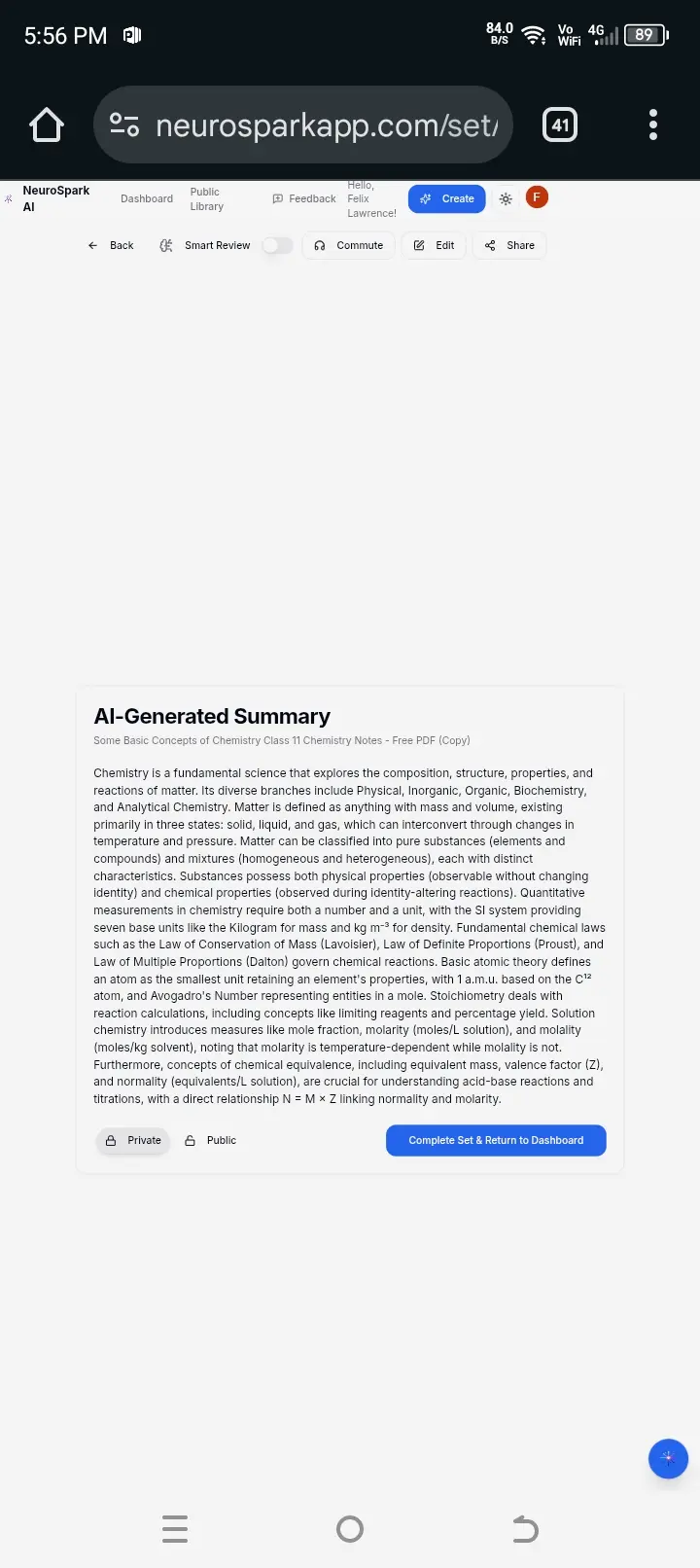 Screenshot 3 of NeuroSpark AI