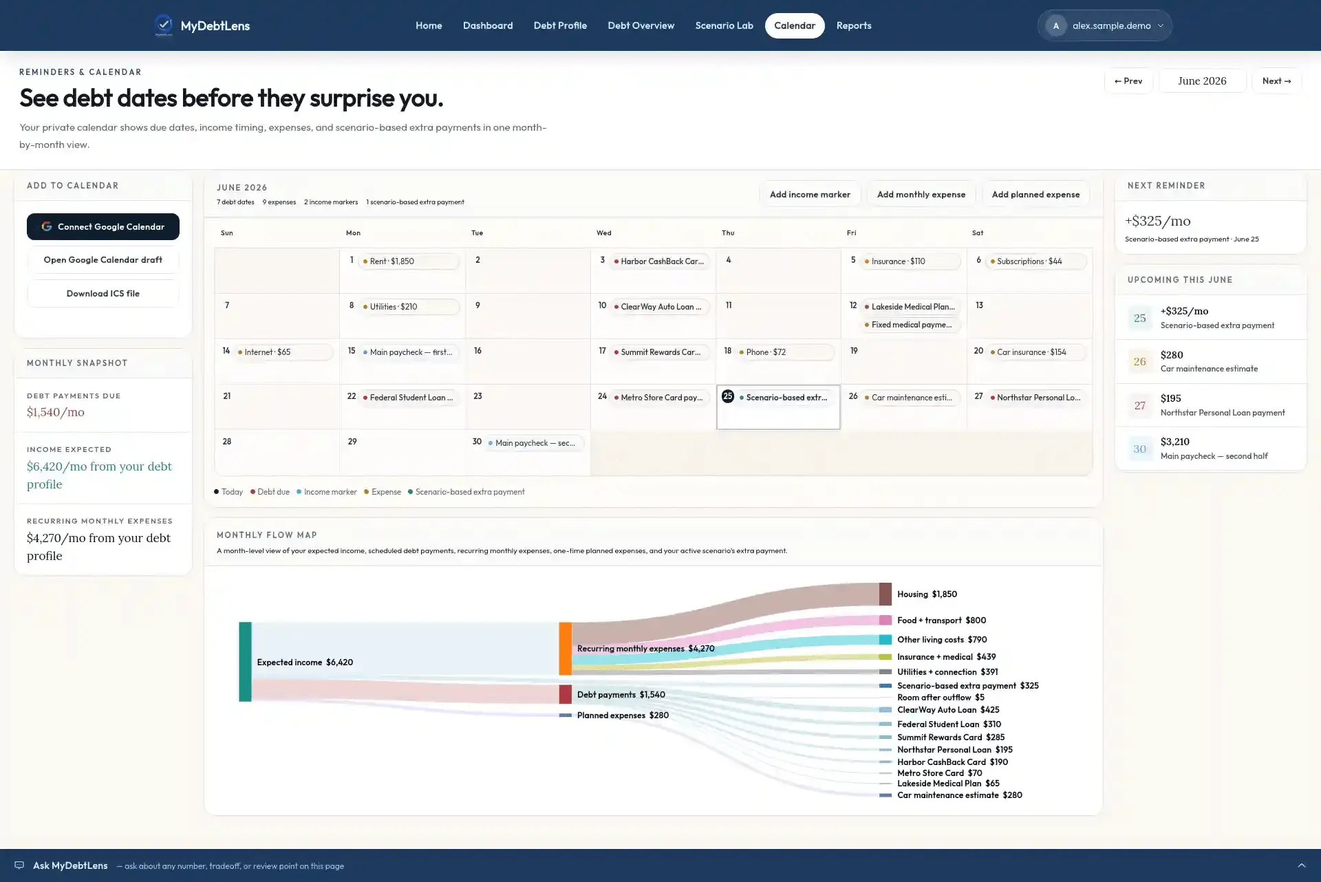Screenshot 4 of MyDebtLens
