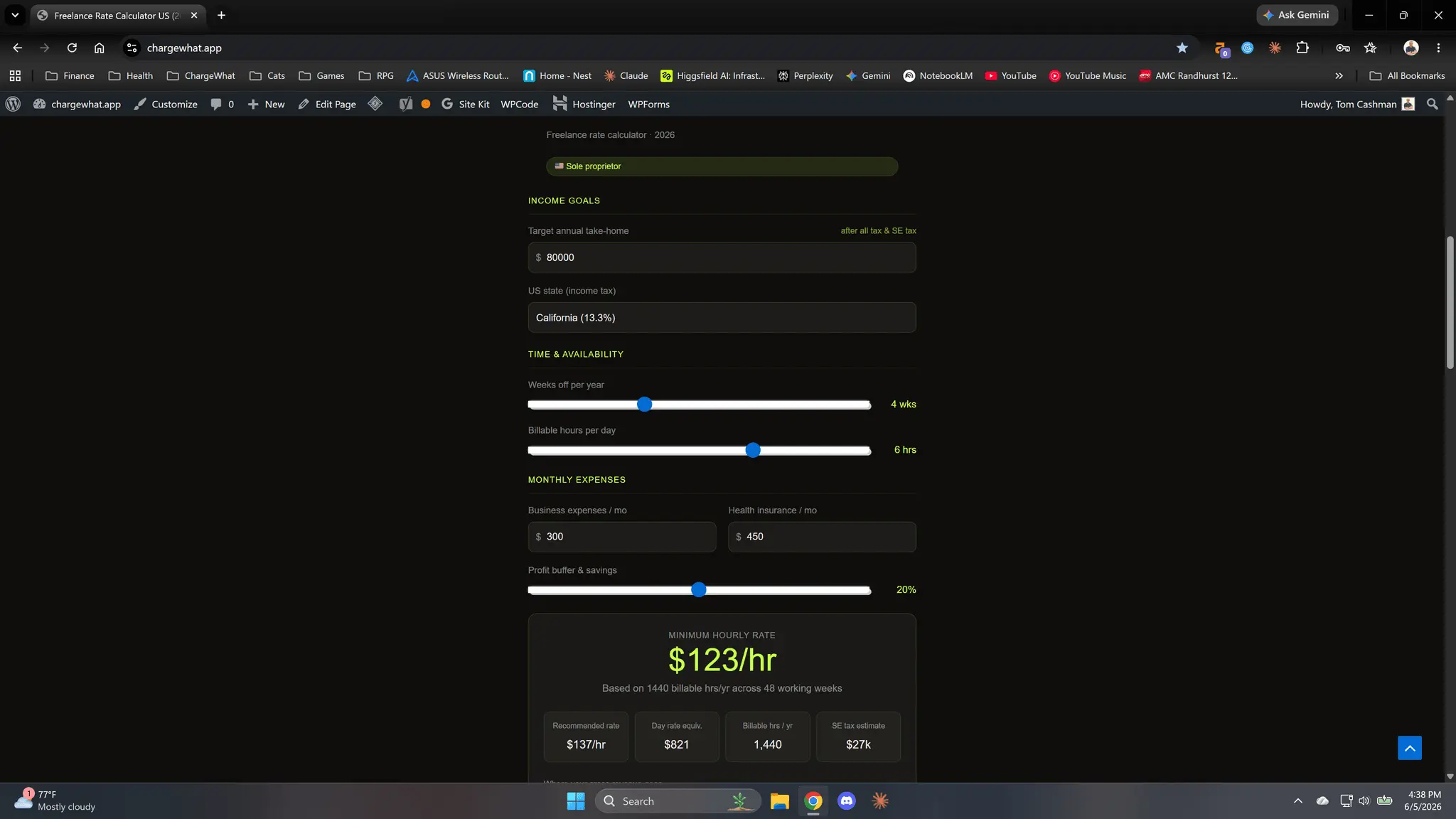 Screenshot 2 of ChargeWhat.app