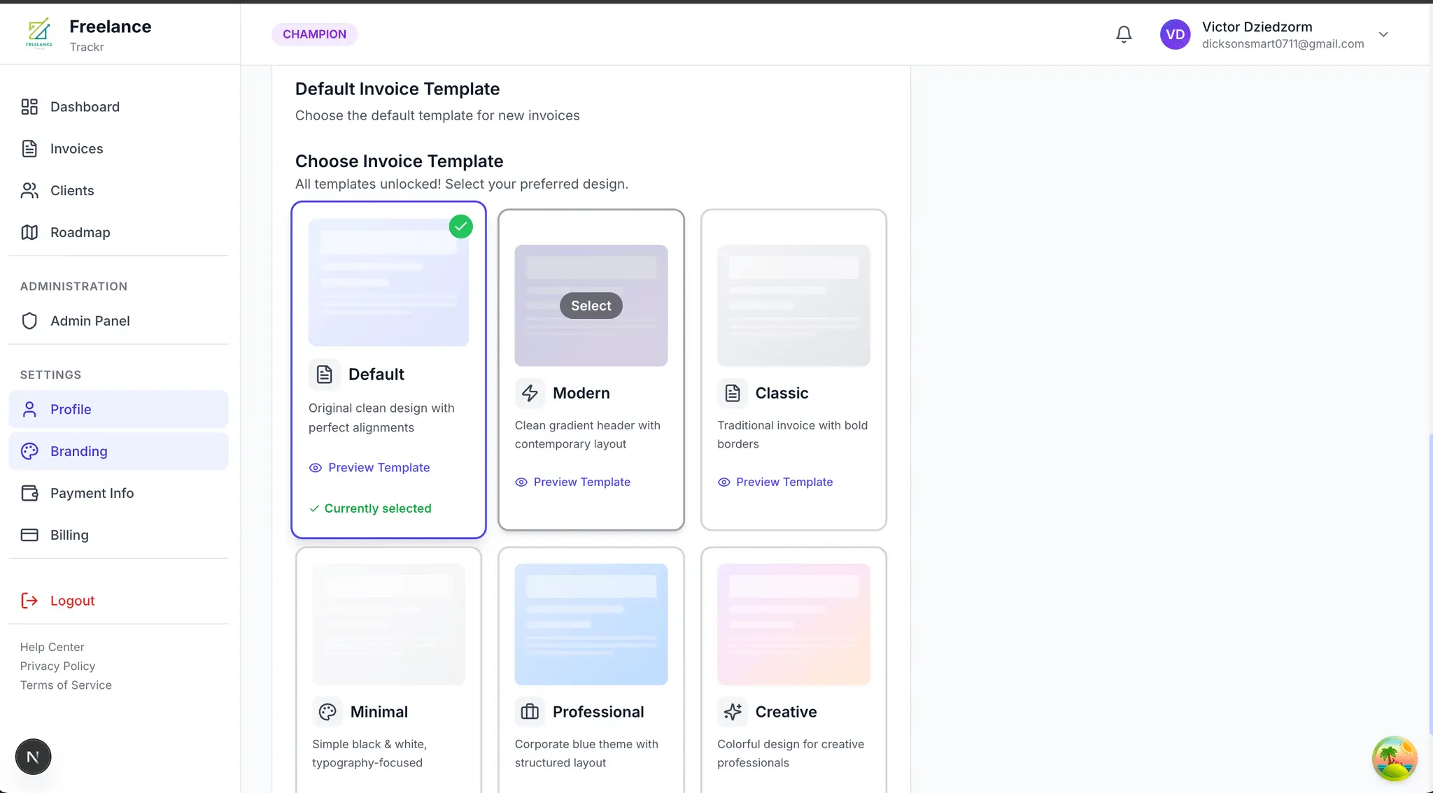 Screenshot 5 of Freelance Trackr