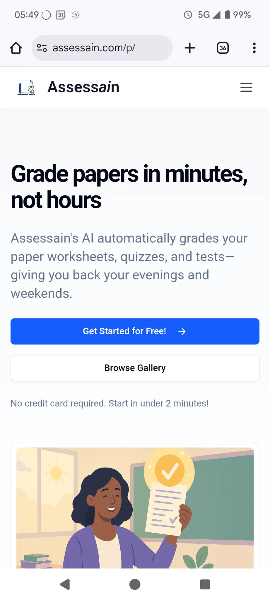 Screenshot 3 of Assessain.com