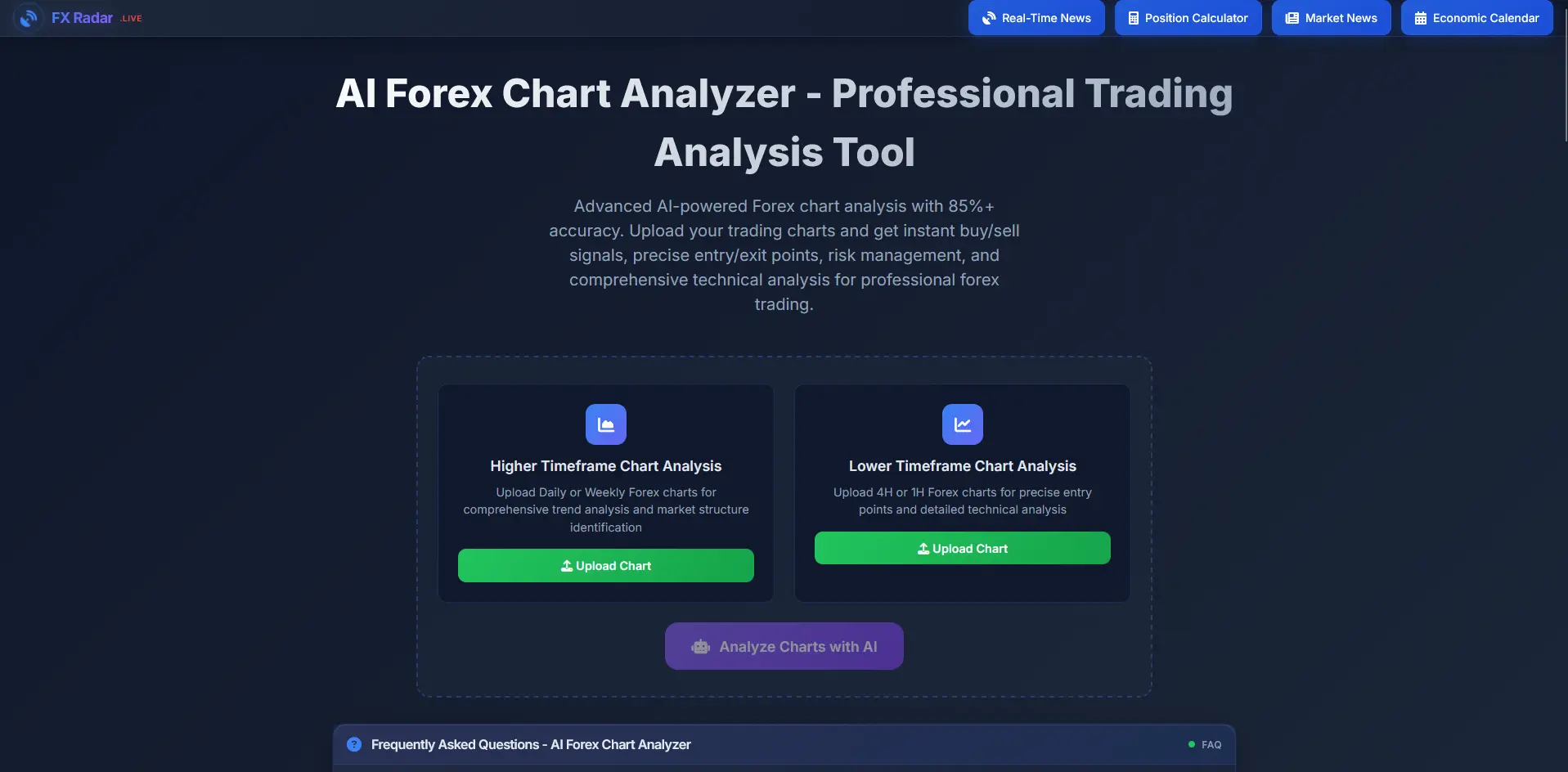Screenshot 6 of FXRadar – AI Live Financial News Hub