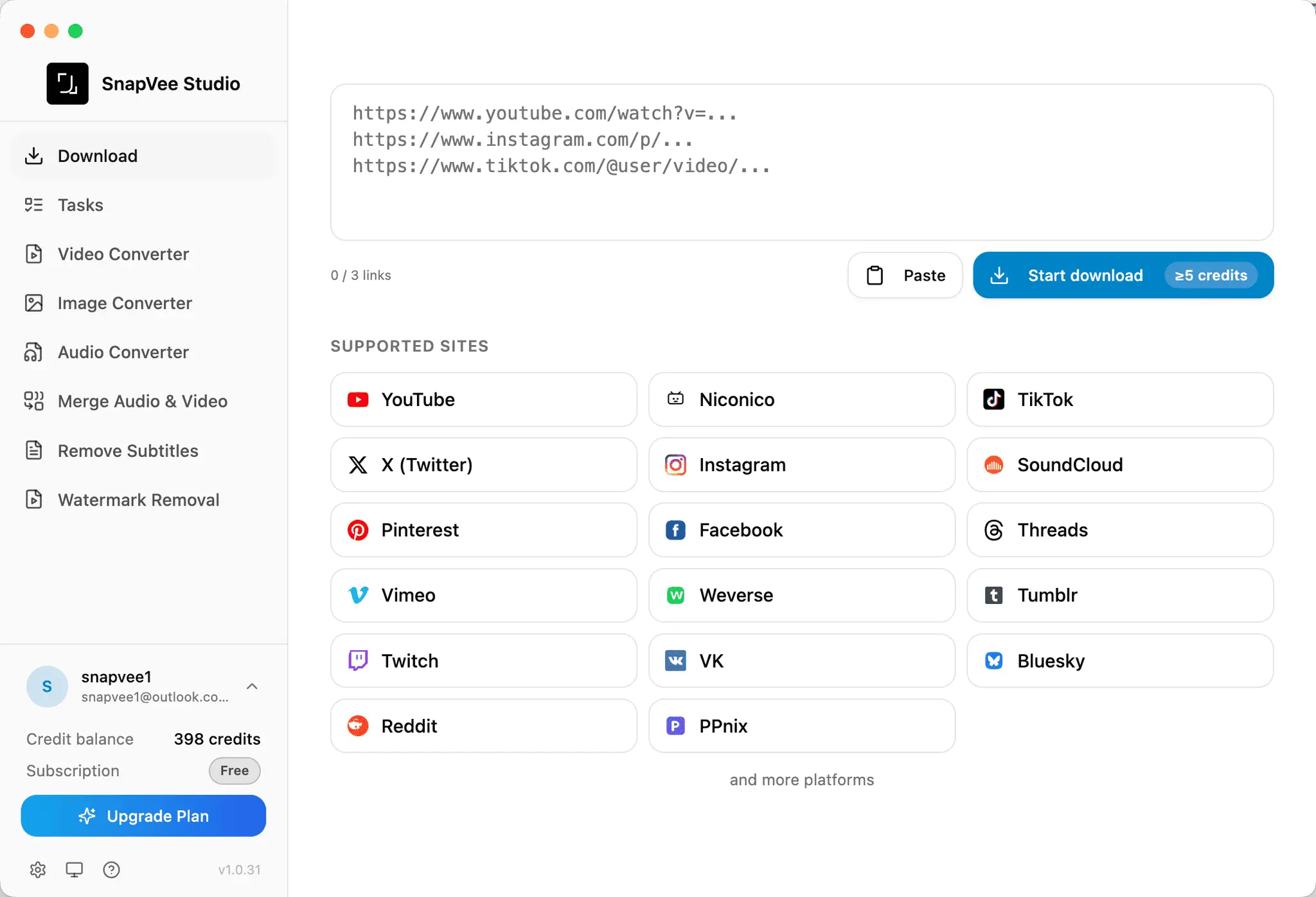 Screenshot 1 of SnapVee Studio