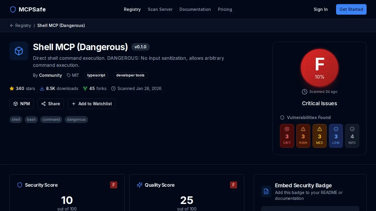 Screenshot 5 of MCPSafe