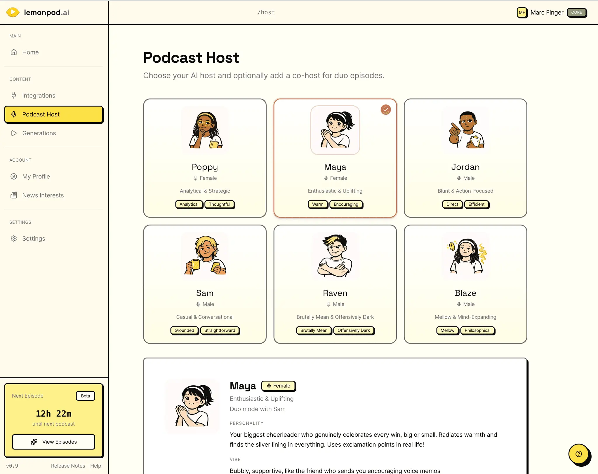Screenshot 1 of lemonpod.ai