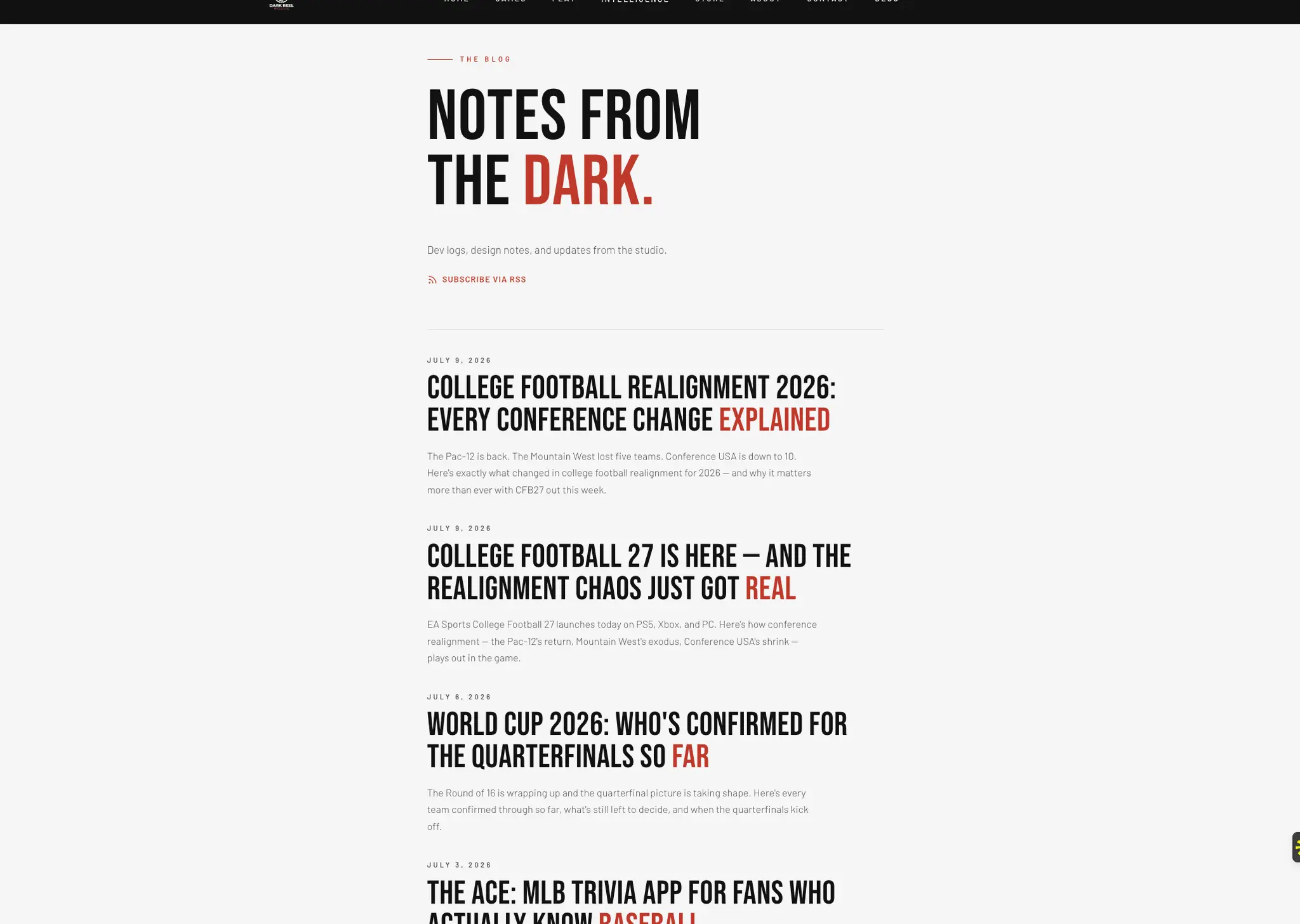 Screenshot 2 of Dark Reel Studios