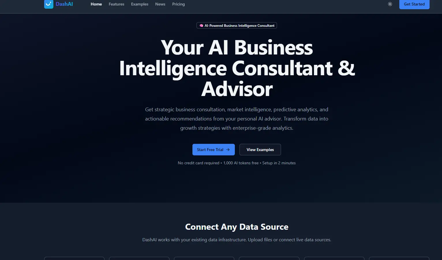 Screenshot 2 of DashAI Conversational Data Intelligence