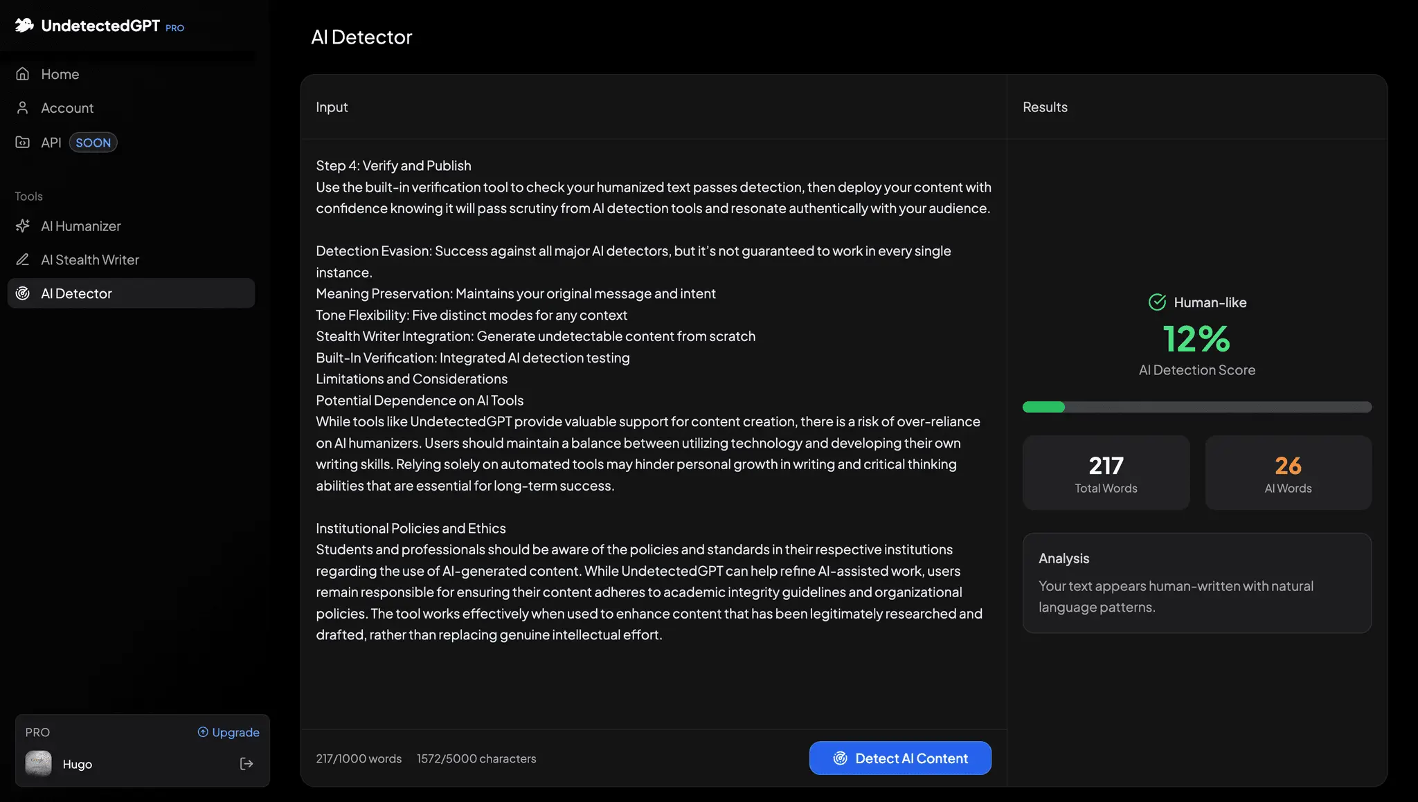 Screenshot 5 of UndetectedGPT