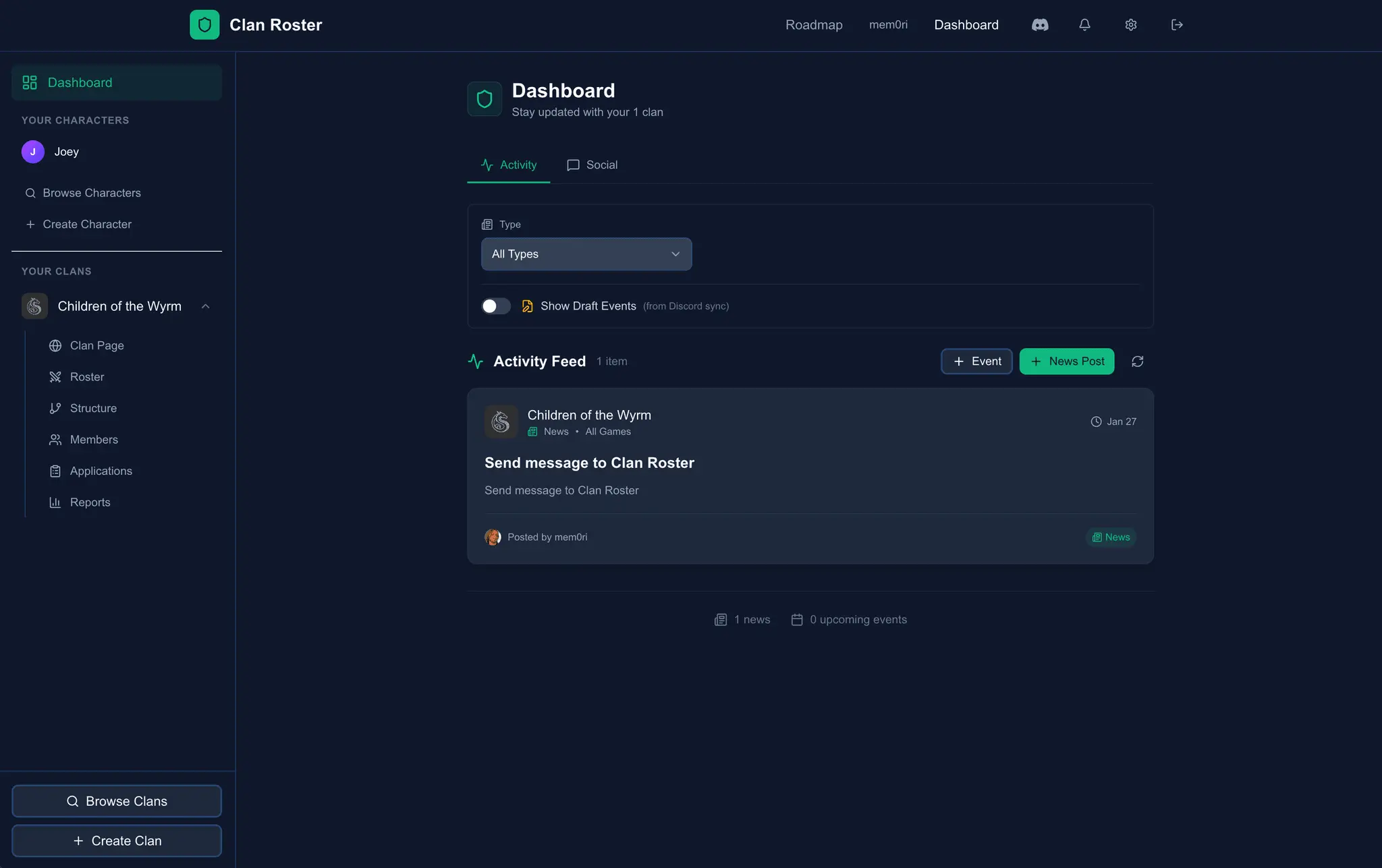 Screenshot 3 of Clan Roster