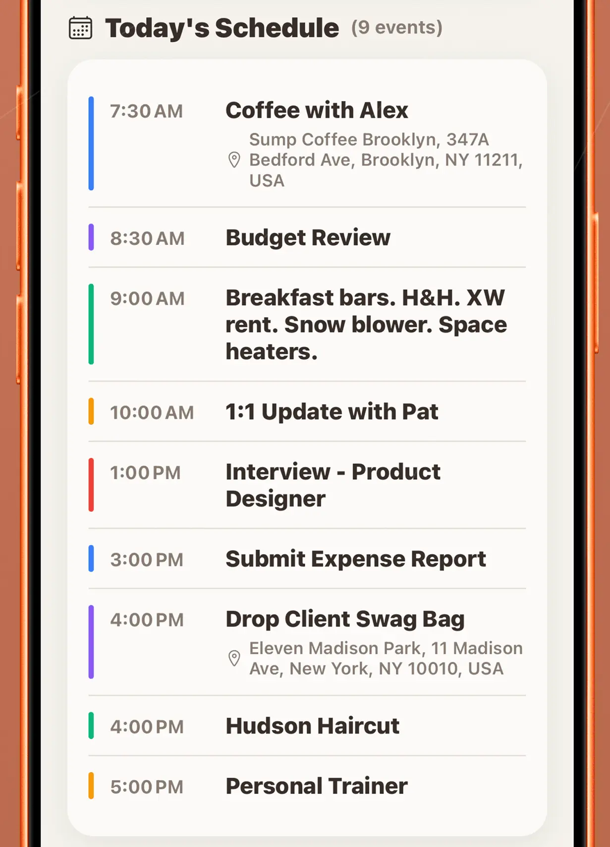 Screenshot 5 of At 'Em - personal daily briefing