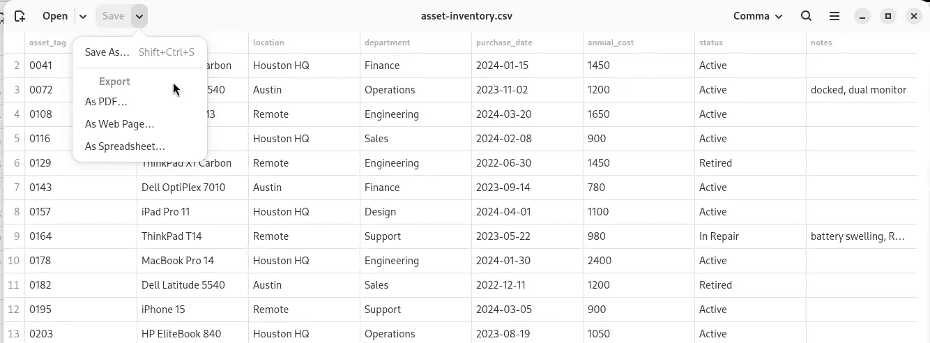 Screenshot 3 of Comma
